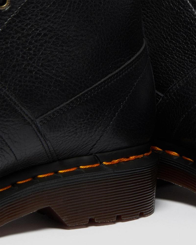 Dr Martens Church Buckingham Lær Monkey Boots Dame Svarte | Norge 554TCE